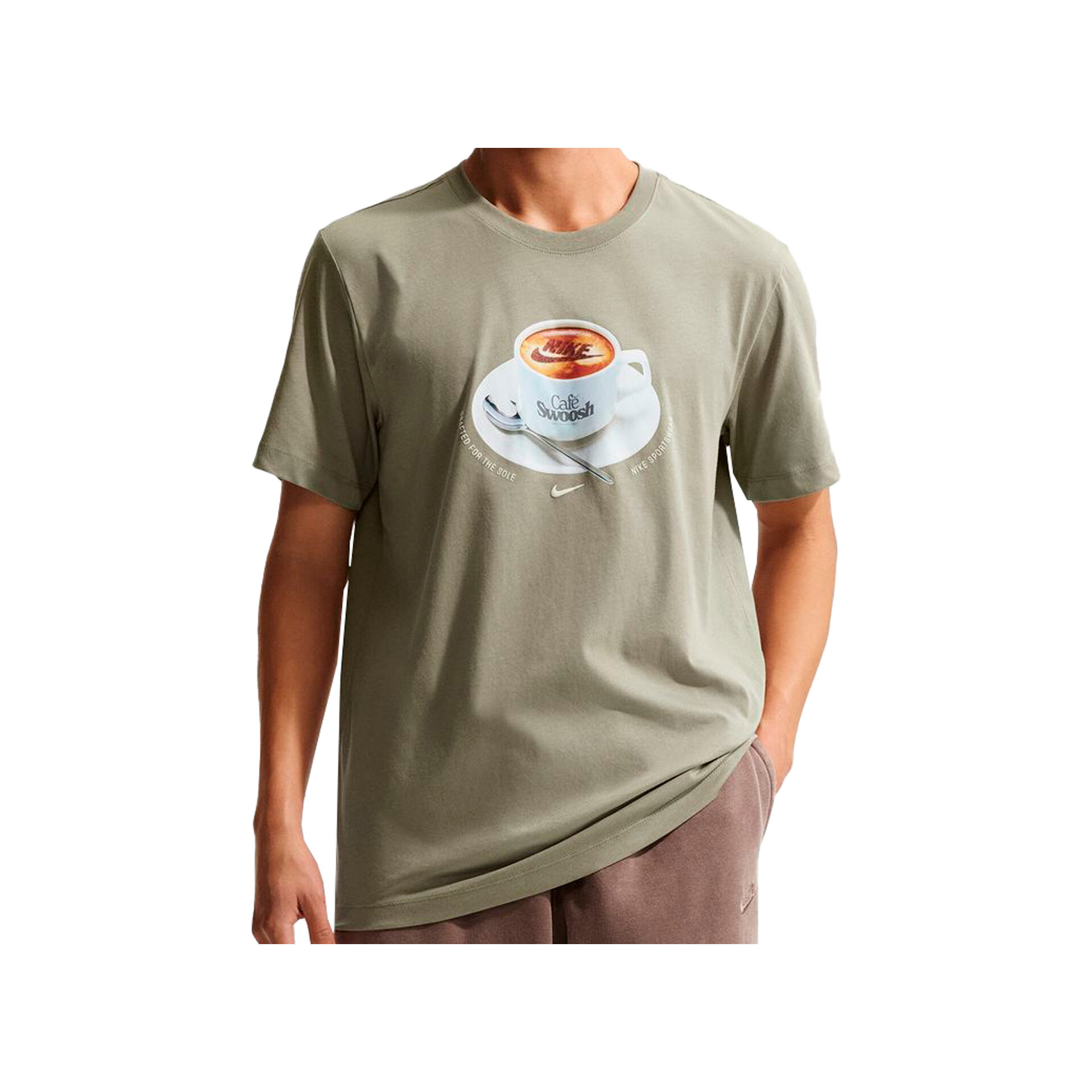Nike u nsw tee std cafe swoosh mug Camiseta Hombre