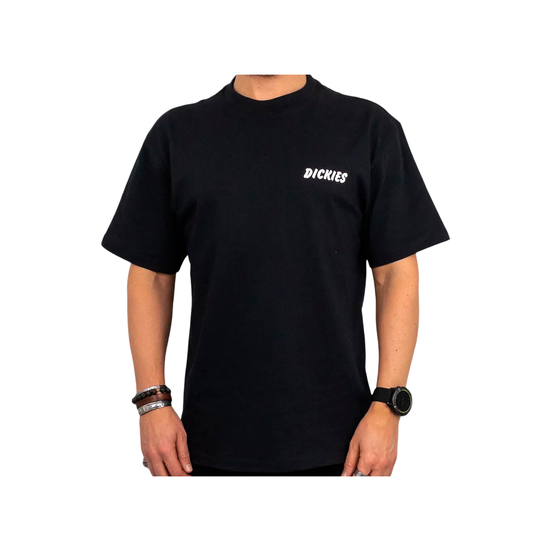 Dickies dry ridge ss tee black Camiseta Hombre