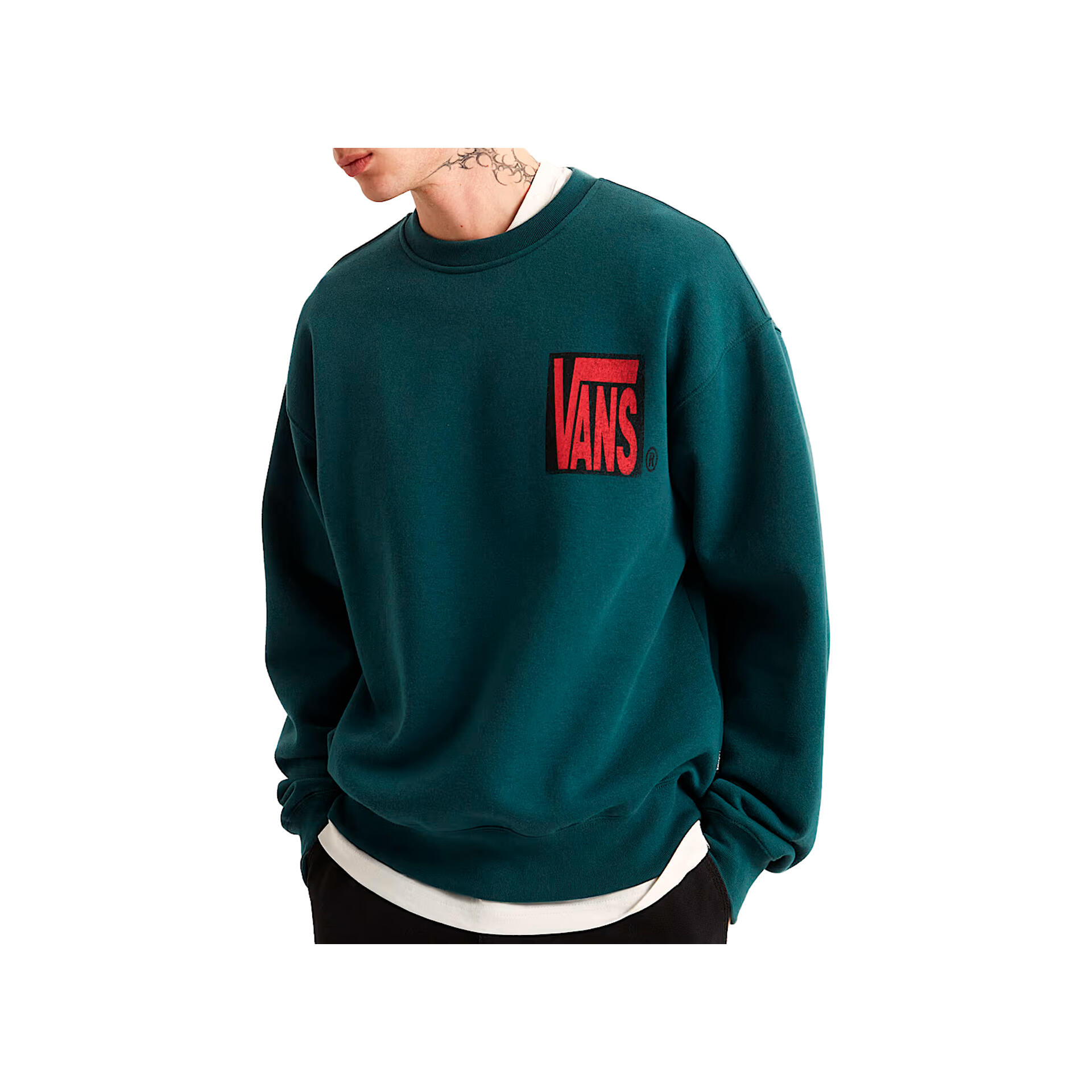 Vans stretch stack crackle crew Sudadera Hombre