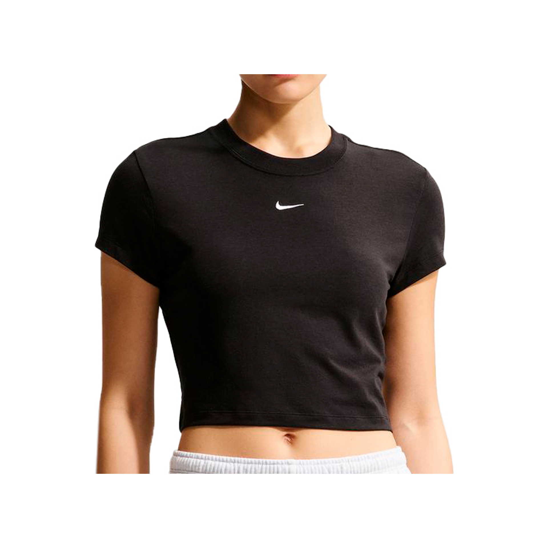 Nike w nsw nk chll knt crp Camiseta Mujer