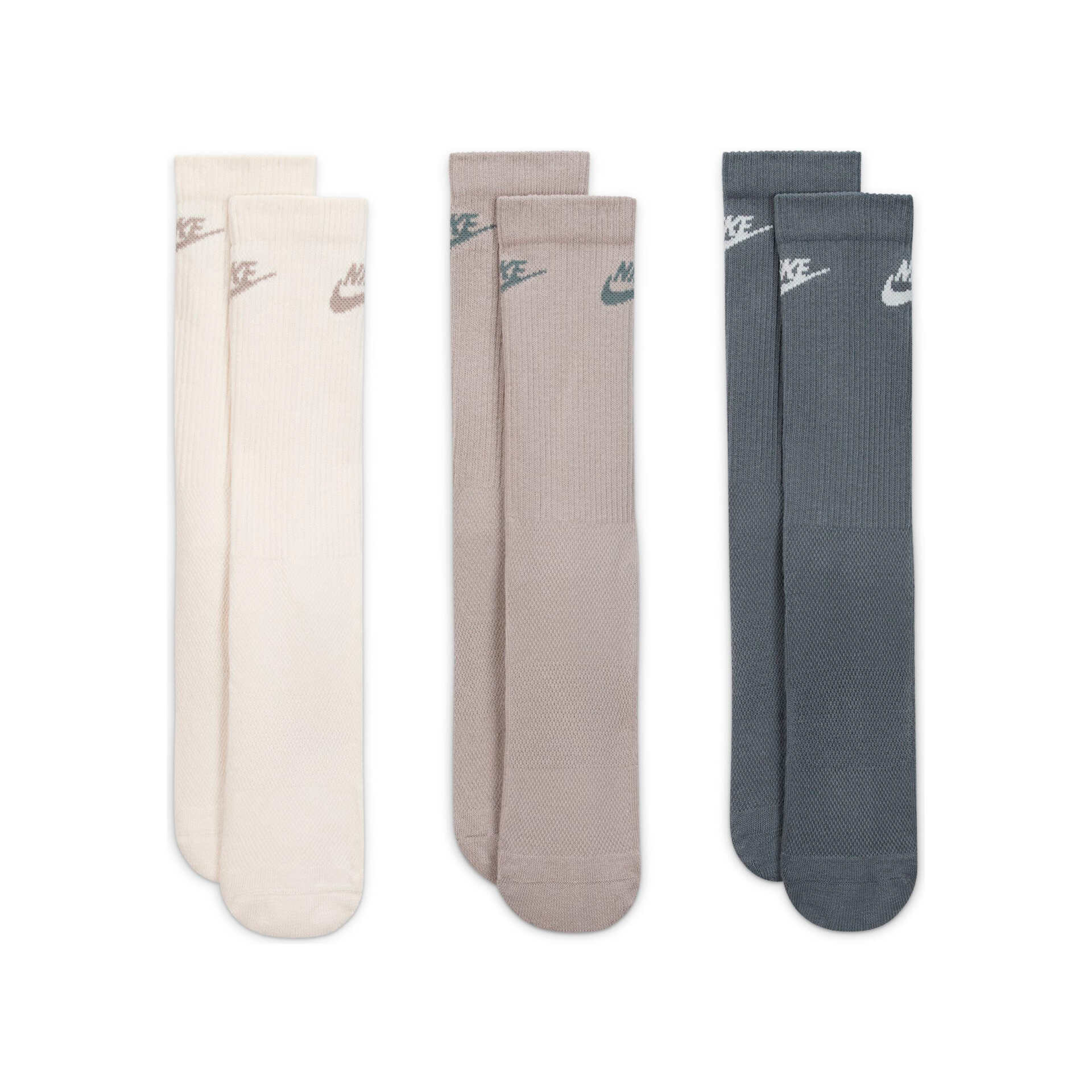 Nike u nk ed elvd crw 3p futra -144 Calcetines