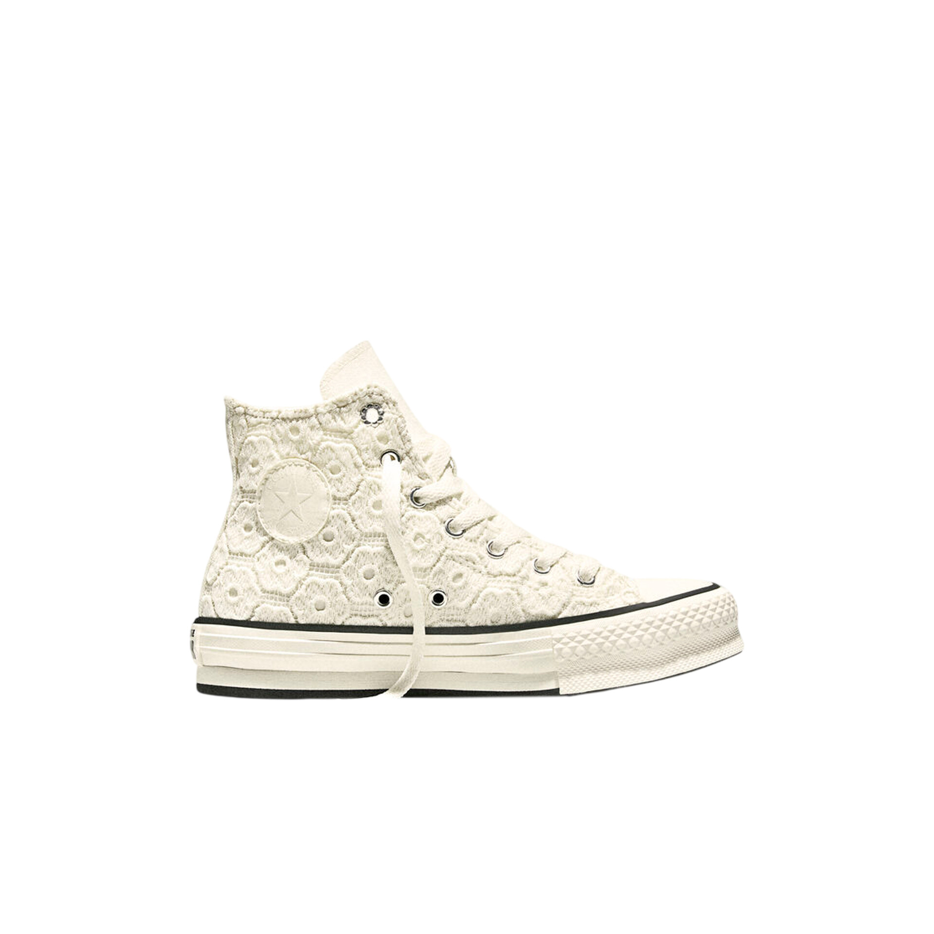 Converse Chuck Taylor All Star Eva Lift Platform Floral Crochet (J)