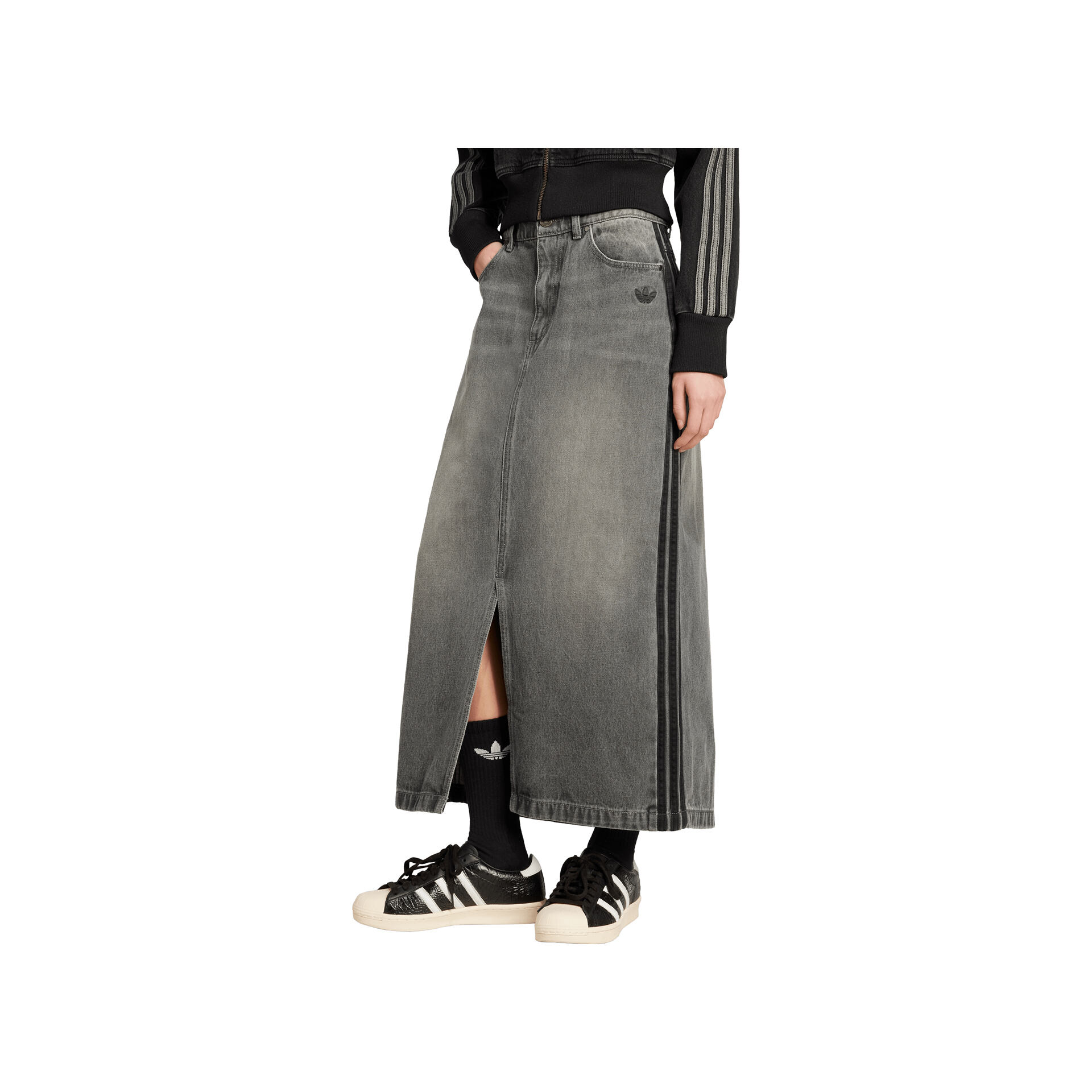 Adidas denim long skt Falda