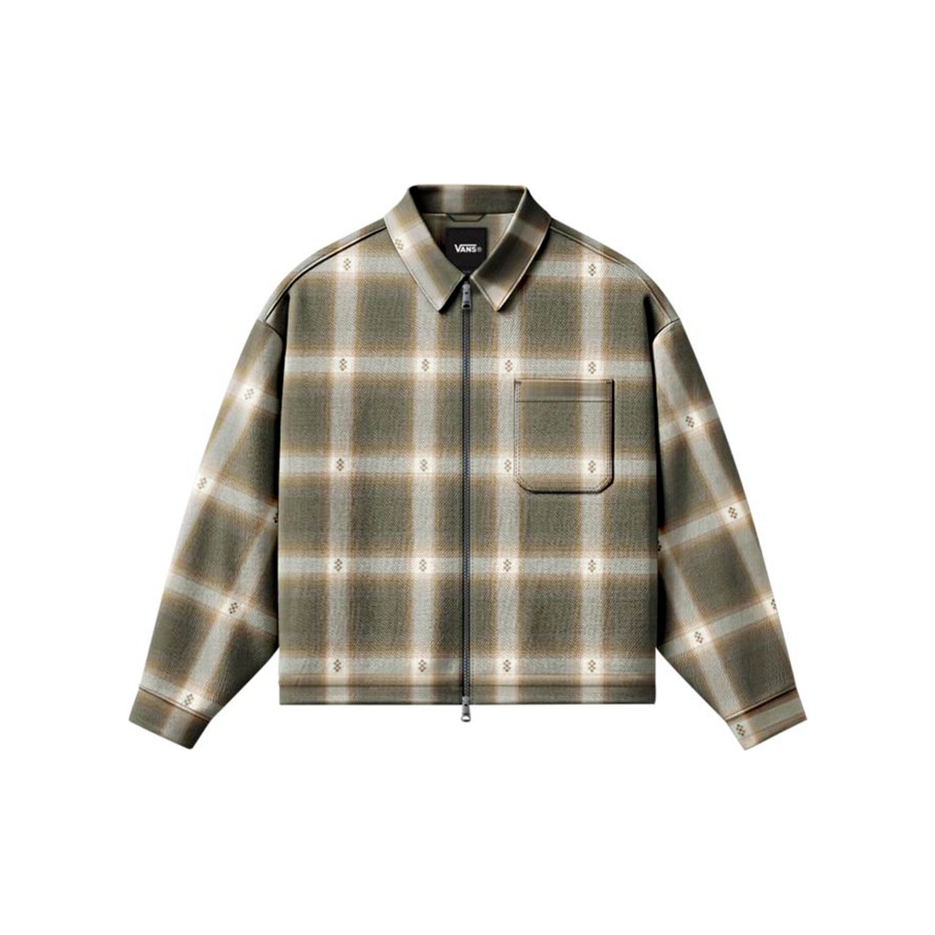Vans larkspur zip plaid flannel shirt Camisa Hombre