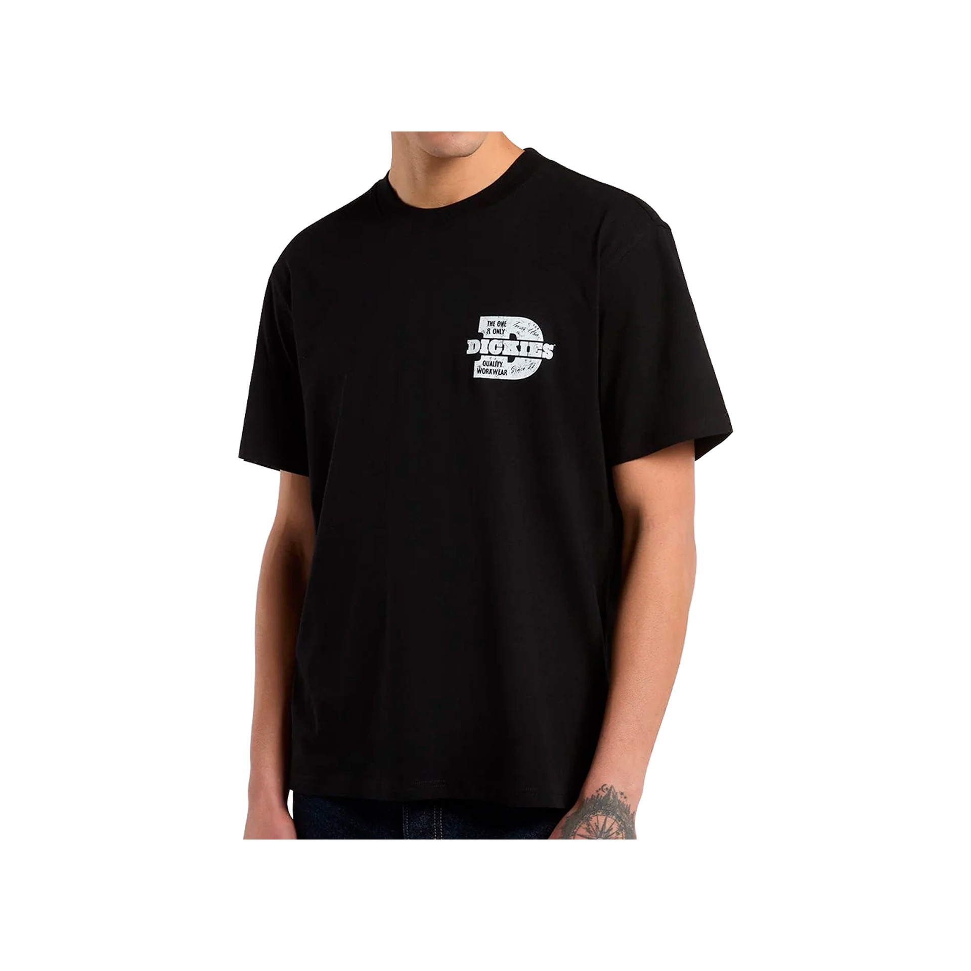 Dickies minden ss tee black Camiseta Hombre