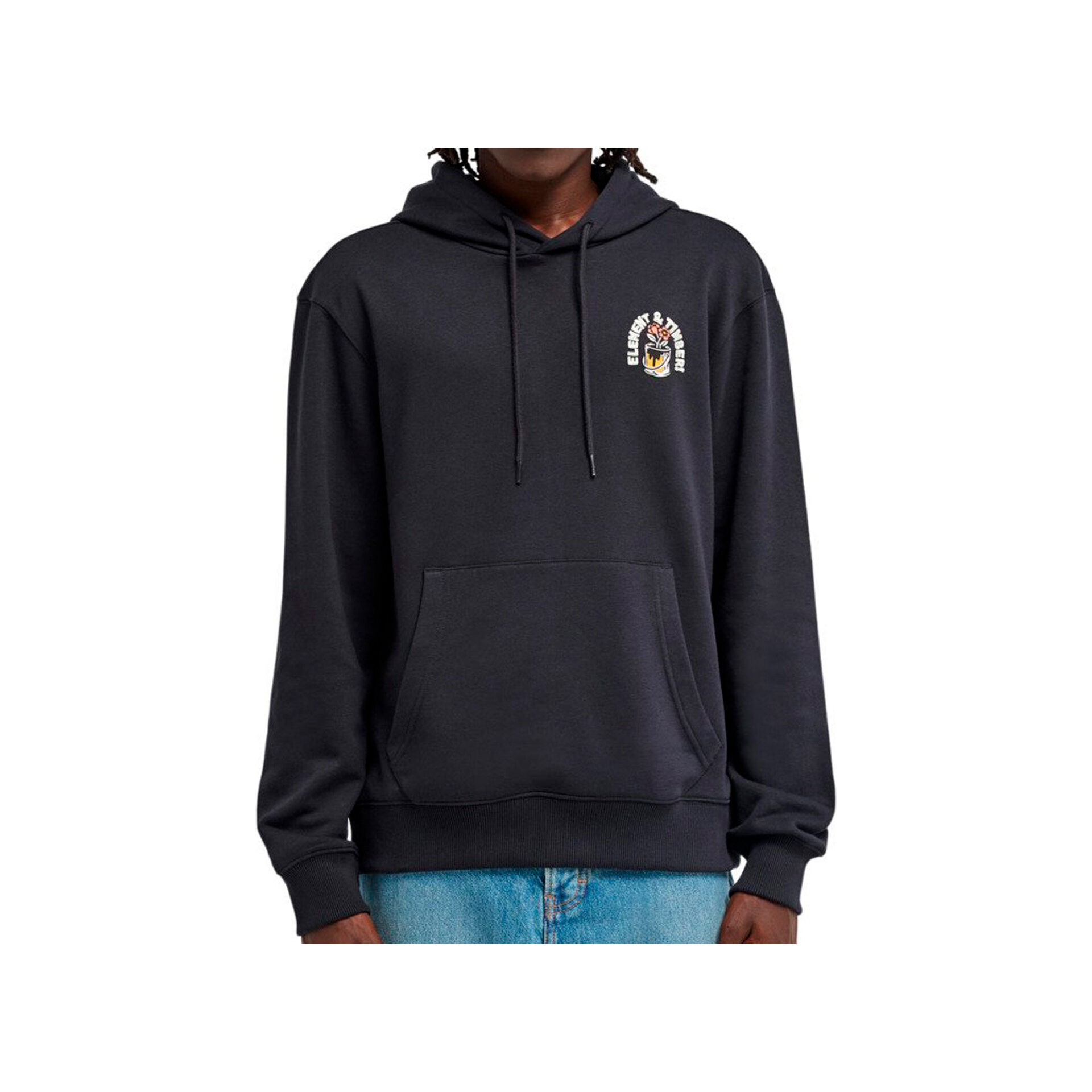 Element timber flower pot po Sudadera Hombre
