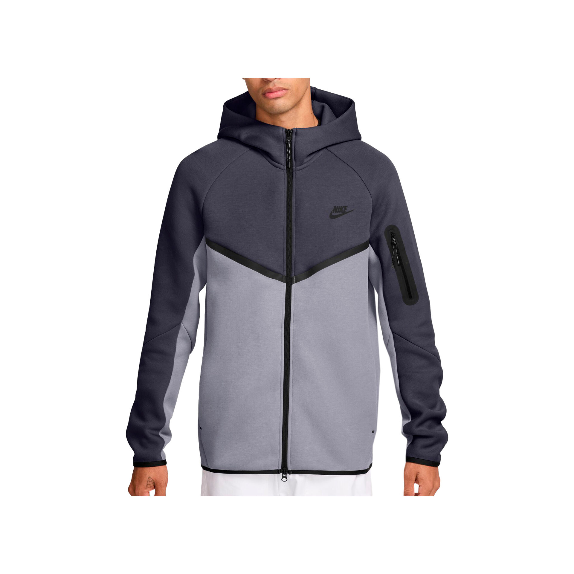 Nike m nk tch flc fz wr hoodie Sudadera Hombre